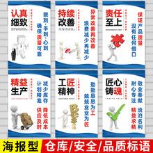 5s 6s 7s管理標語工廠品質倉庫標識牌企業生產車間文化墻海報